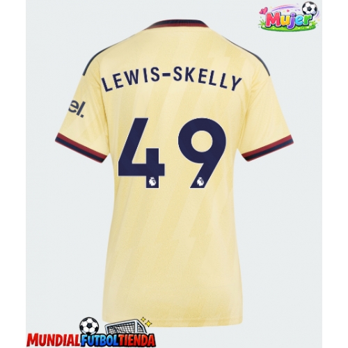 Camiseta Arsenal Myles Lewis-Skelly #49 Tercera Equipación Replica 2026-27 para mujer mangas cortas